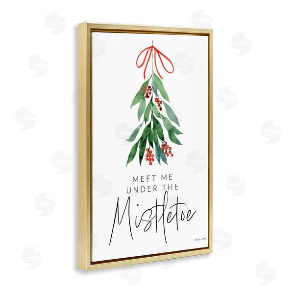 Stupell Industries Susan Ball | Meet Me Under Mistletoe