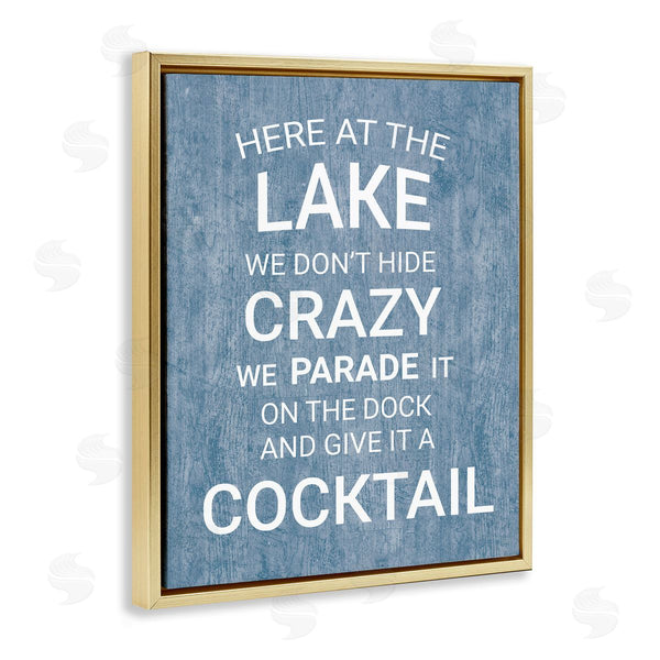 Stupell Industries Susan Ball | Parade Lake Party Cocktail Wall Art
