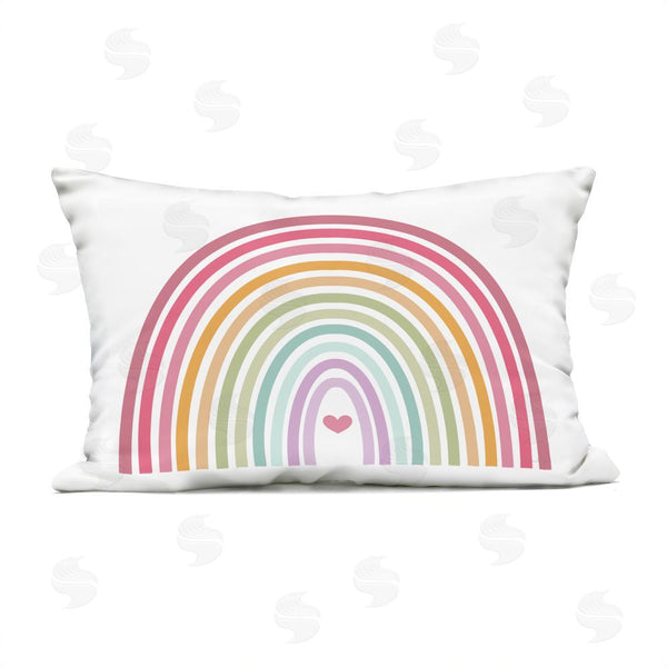 Stupell Industries Susan Ball | Rainbow Love & Heart Throw Pillow