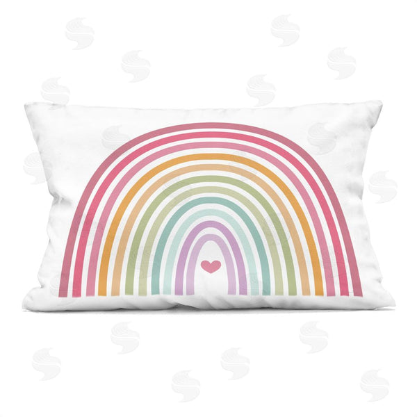 stupell industries Susan Ball | Rainbow Love & Heart Throw Pillow