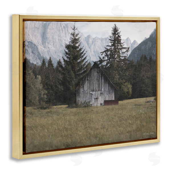 Stupell Industries Susan Ball | Rustic Cabin Landscape