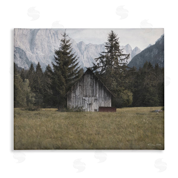 stupell industries Susan Ball | Rustic Cabin Landscape