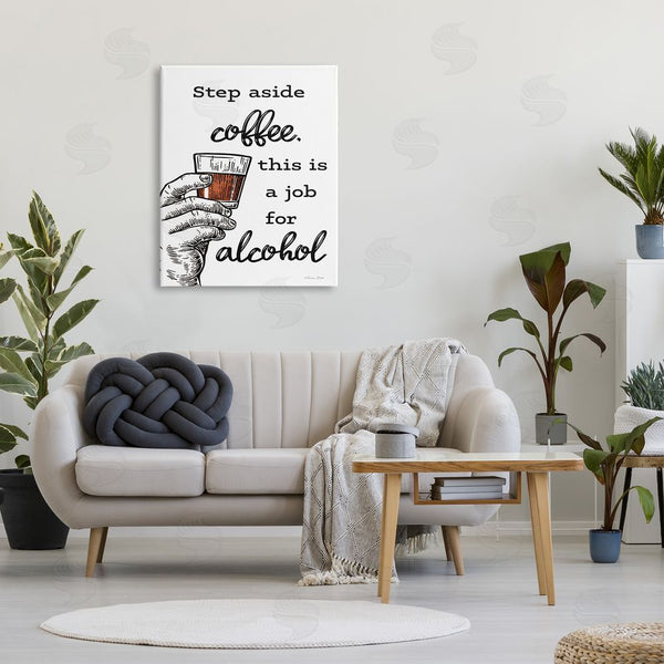 Stupell Industries Susan Ball | Step Aside Coffee Funny Wall Art