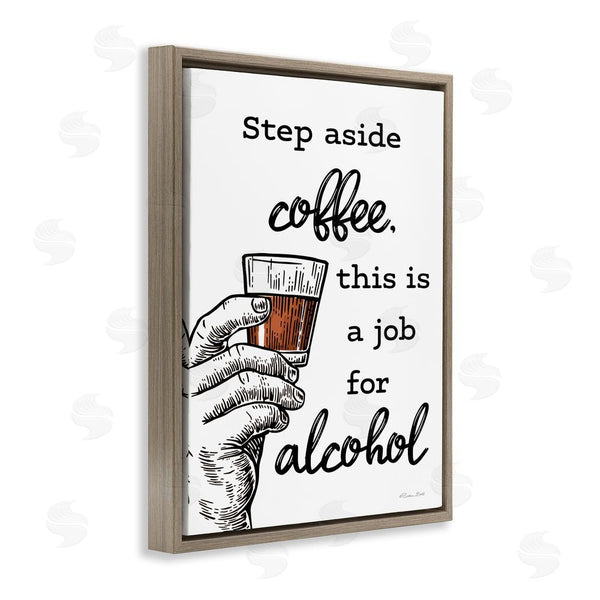 Stupell Industries Susan Ball | Step Aside Coffee Funny Wall Art