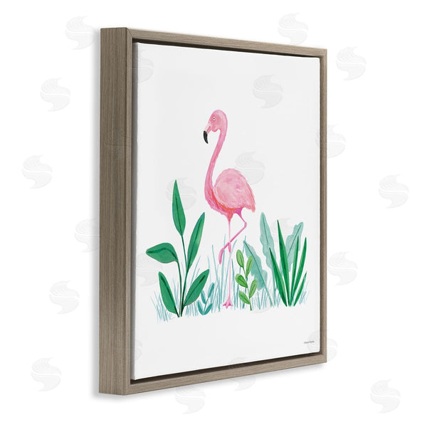 Stupell Industries Susan Ball | Summer Flamingo & Fronds Wall Art