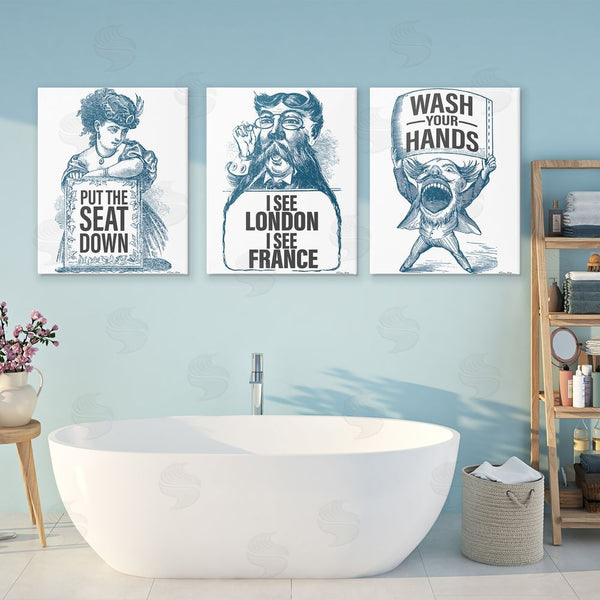 Stupell Industries Susan Ball | Vintage Hygiene Reminders Wall Art