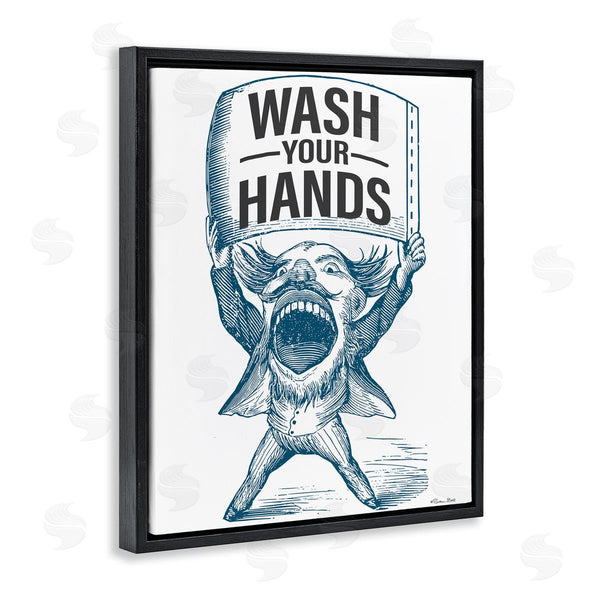 Stupell Industries Susan Ball | Wash Your Hands Vintage Wall Art
