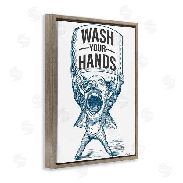 Stupell Industries Susan Ball | Wash Your Hands Vintage Wall Art