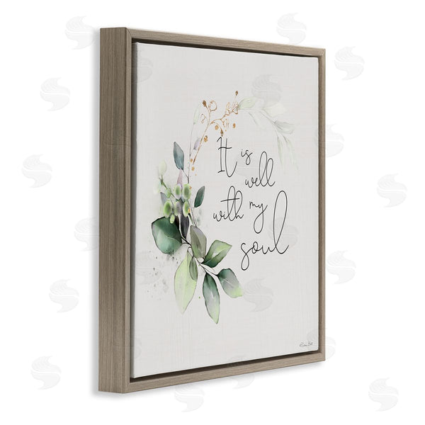Stupell Industries Susan Ball | Well With My Soul Wall Art
