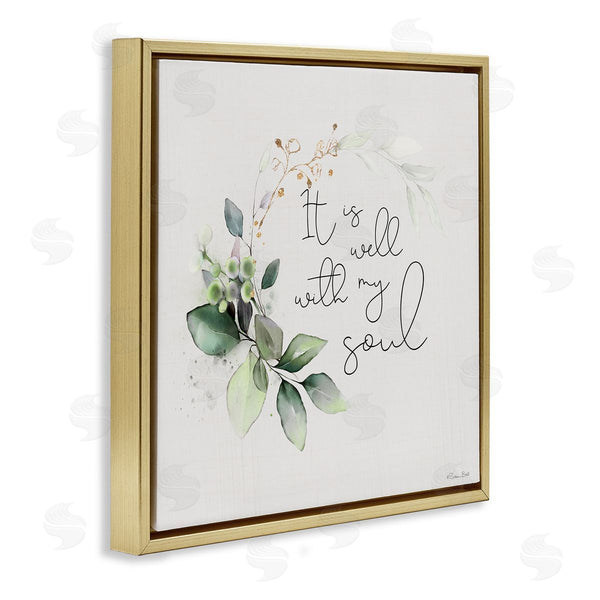 Stupell Industries Susan Ball | Well With My Soul Wall Art