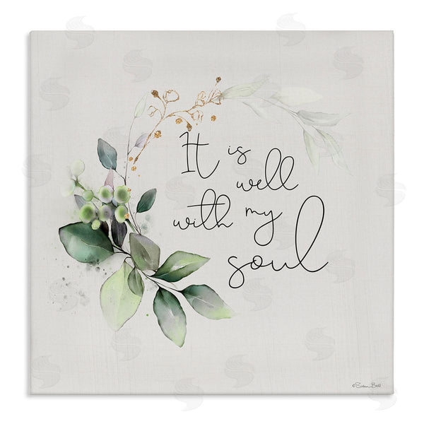 stupell industries Susan Ball | Well With My Soul Wall Art