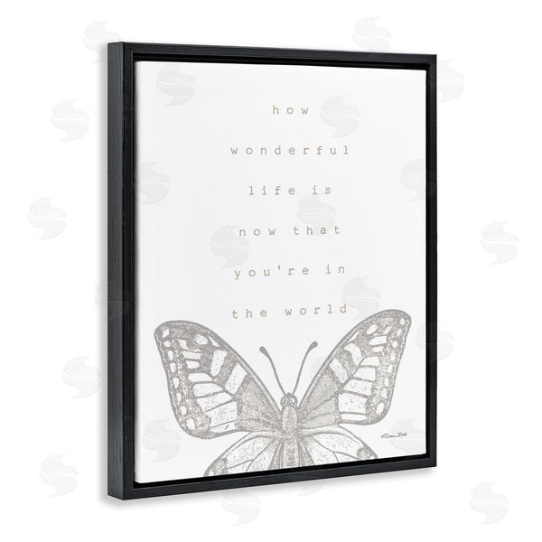 Stupell Industries Susan Ball | Wonderful Life Phrase
