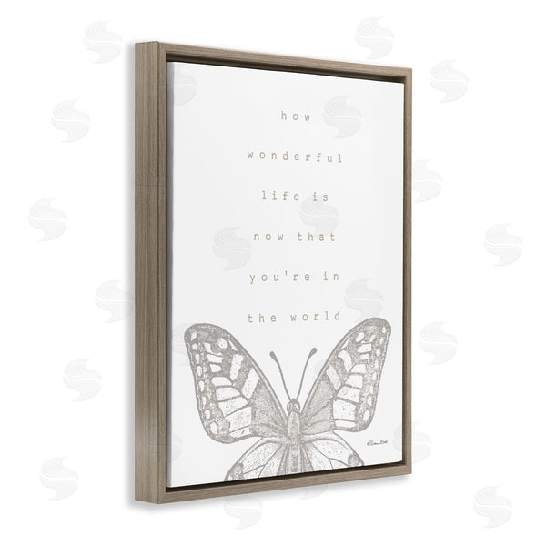 Stupell Industries Susan Ball | Wonderful Life Phrase