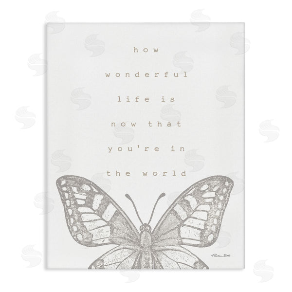 stupell industries Susan Ball | Wonderful Life Phrase