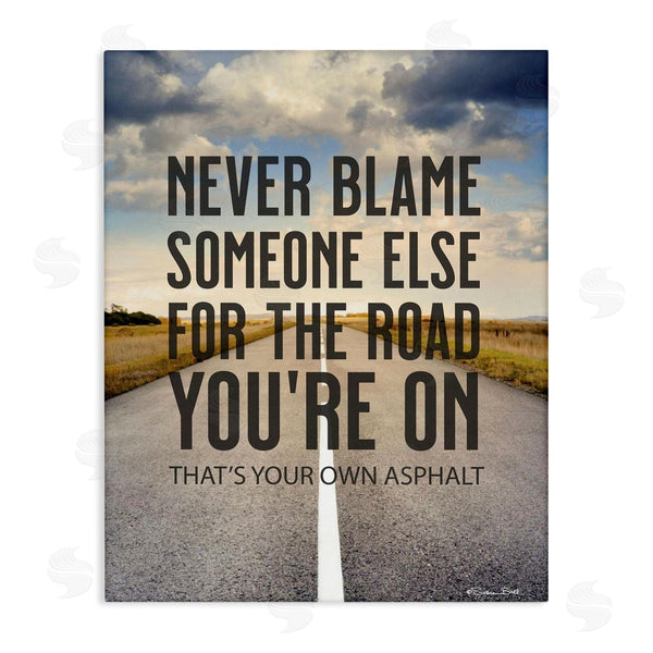 stupell industries Susan Ball | Your Own Asphalt Pun Wall Art