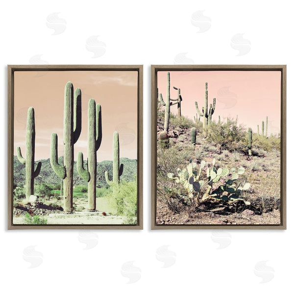 Stupell Industries Susan Bryant | Saguaro Cactus Desertscape Wall Art