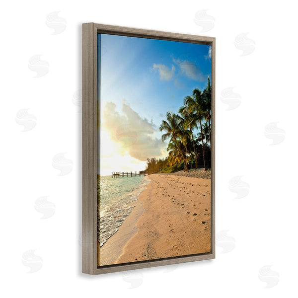 Stupell Industries Susan Bryant | Sandy Footprints Shore