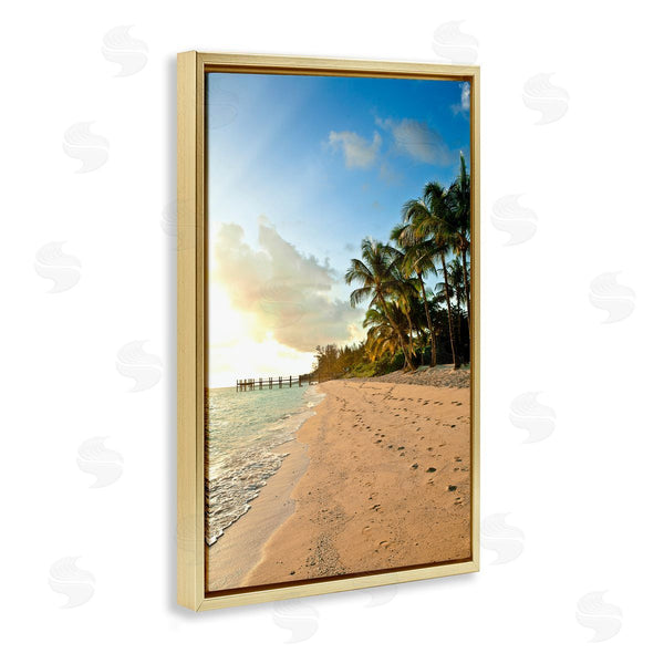 Stupell Industries Susan Bryant | Sandy Footprints Shore