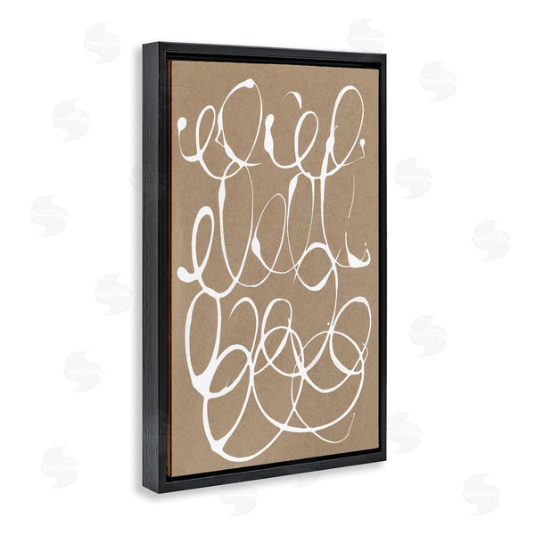 Stupell Industries Susan Bryant | Scribbled Taupe Circles Wall Art