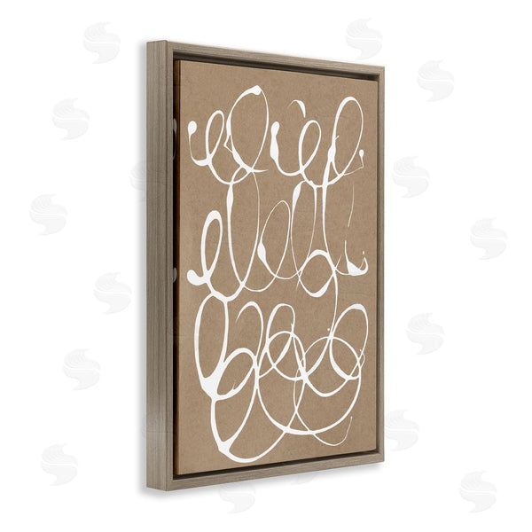 Stupell Industries Susan Bryant | Scribbled Taupe Circles Wall Art