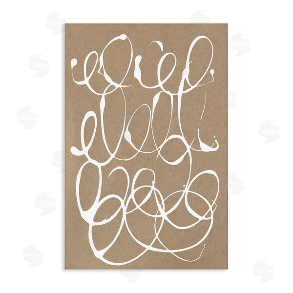 stupell industries Susan Bryant | Scribbled Taupe Circles Wall Art