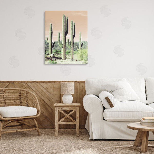 Stupell Industries Susan Bryant | Sunrise Cactus Scene Wall Art