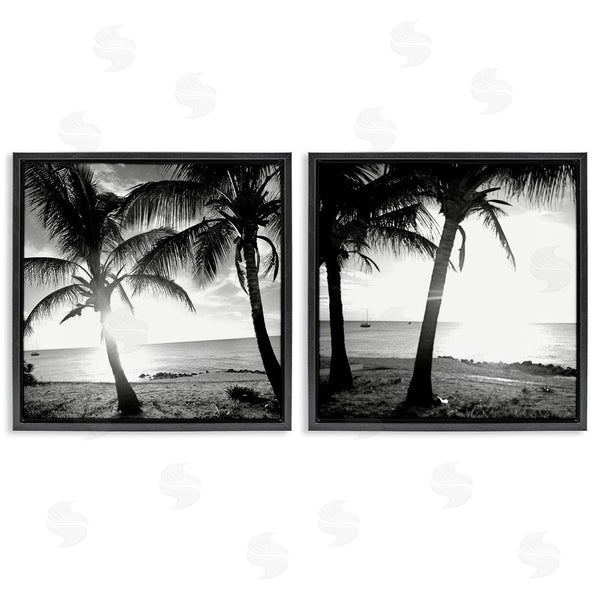 Stupell Industries Susan Bryant | Tropical Palm Sunset Wall Art