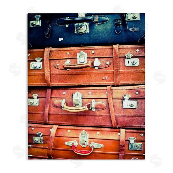stupell industries Susan Bryant | Varied Stacked Suitcases