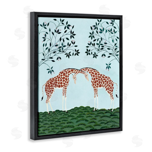 Stupell Industries Susan Henke | Friendship Symmetrical Giraffes