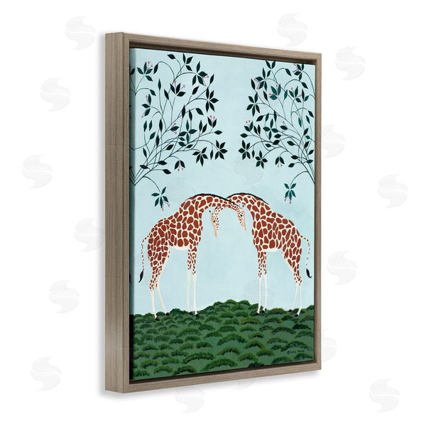Stupell Industries Susan Henke | Friendship Symmetrical Giraffes