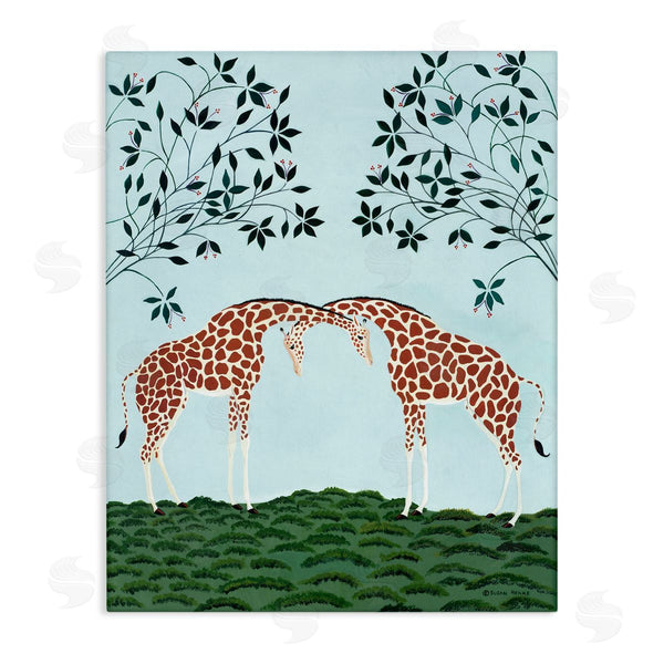 stupell industries Susan Henke | Friendship Symmetrical Giraffes