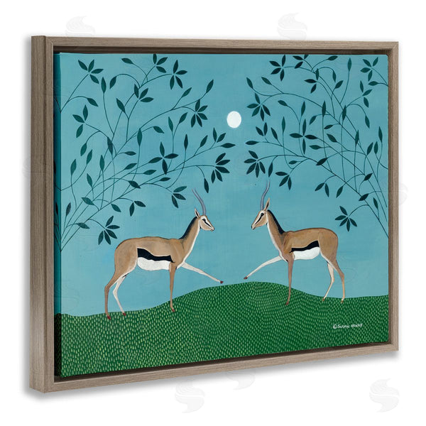 Stupell Industries Susan Henke | Gazelles Greeting Symmetry Wall Art