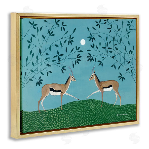 Stupell Industries Susan Henke | Gazelles Greeting Symmetry Wall Art