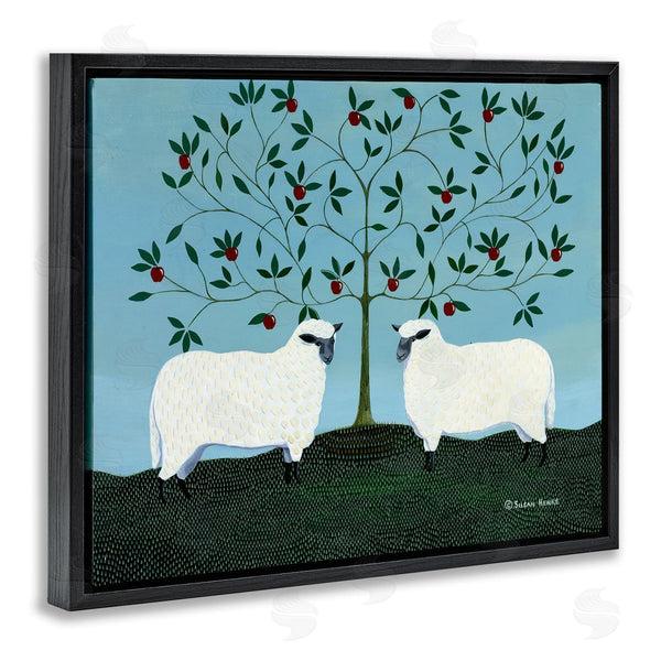 Stupell Industries Susan Henke | Symmetrical Orchard Sheep Wall Art