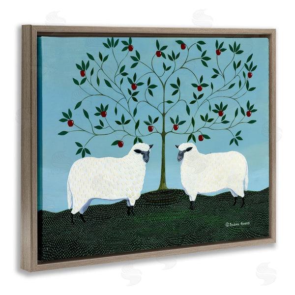 Stupell Industries Susan Henke | Symmetrical Orchard Sheep Wall Art