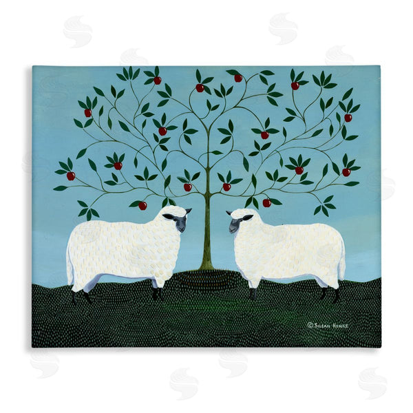 stupell industries Susan Henke | Symmetrical Orchard Sheep Wall Art
