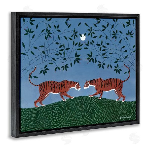 Stupell Industries Susan Henke | Twilight Tigers Symmetry Wall Art