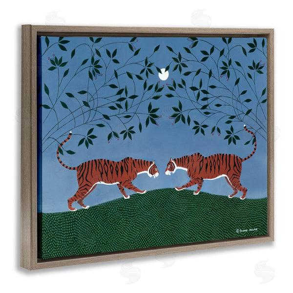 Stupell Industries Susan Henke | Twilight Tigers Symmetry Wall Art