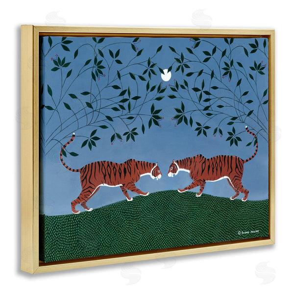 Stupell Industries Susan Henke | Twilight Tigers Symmetry Wall Art