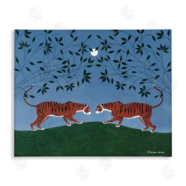 stupell industries Susan Henke | Twilight Tigers Symmetry Wall Art