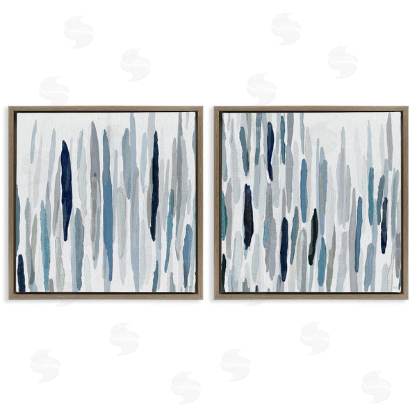 Stupell Industries Susan Jill | Abstract Brushed Rainfall Contemporary