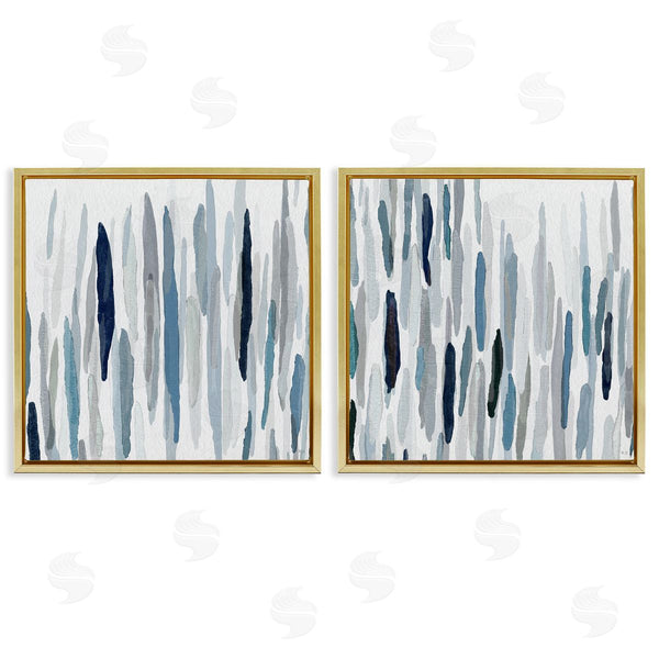 Stupell Industries Susan Jill | Abstract Brushed Rainfall Contemporary