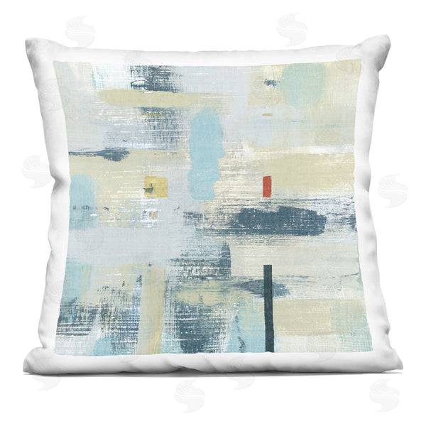 stupell industries Susan Jill | Abstract Paint Stroke Collage Printed Throw Pillow