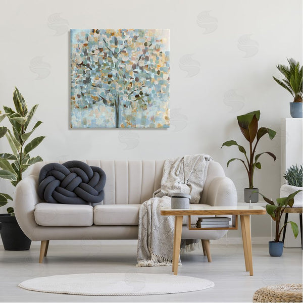 Stupell Industries Susan Jill | Abstract Speckled Tree Leaves Nature Painting Glam Detail Wall Art