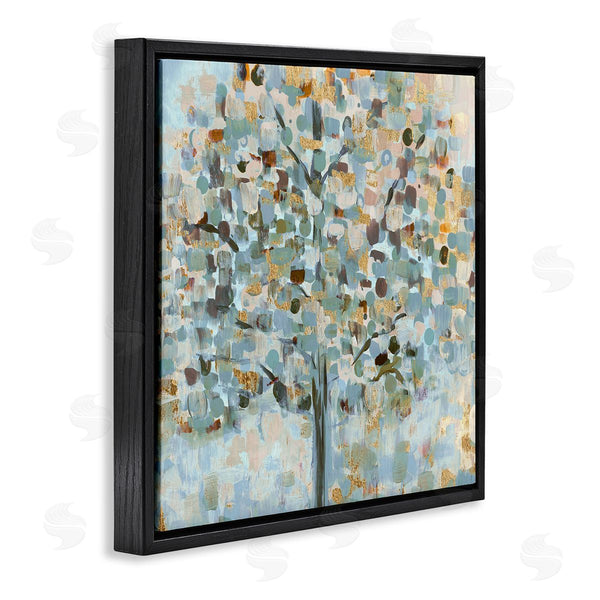 Stupell Industries Susan Jill | Abstract Speckled Tree Leaves Nature Painting Glam Detail Wall Art