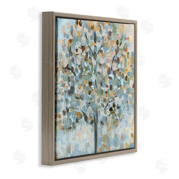 Stupell Industries Susan Jill | Abstract Speckled Tree Leaves Nature Painting Glam Detail Wall Art
