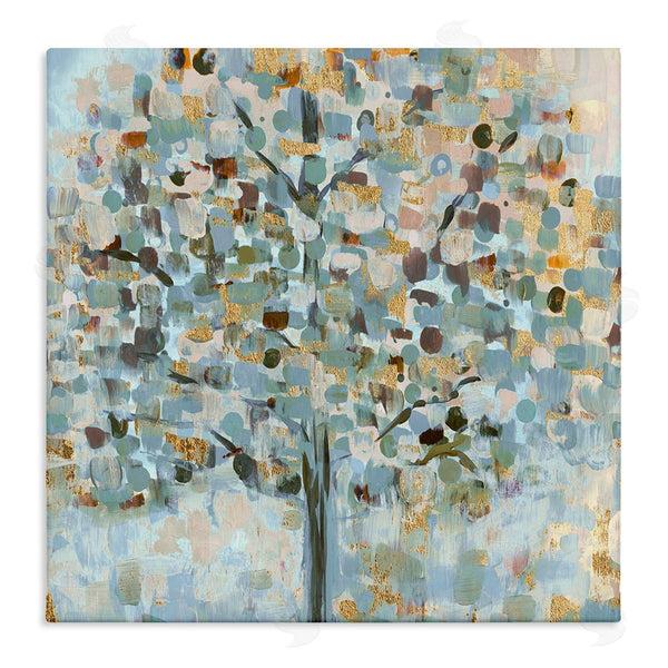 stupell industries Susan Jill | Abstract Speckled Tree Leaves Nature Painting Glam Detail Wall Art