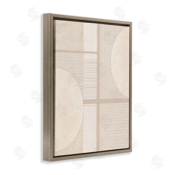 Stupell Industries Susan Jill | Beige Circular Geometric Wall Art