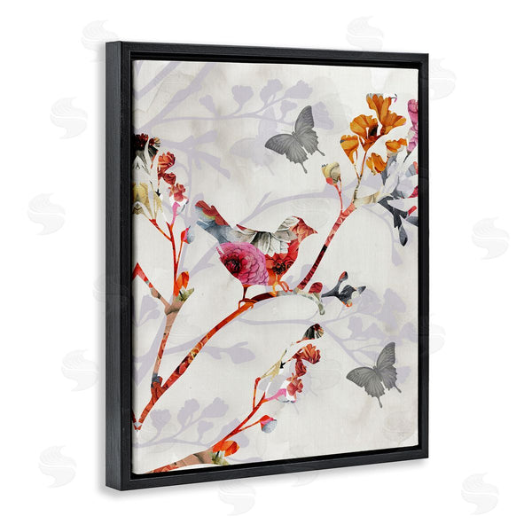 Stupell Industries Susan Jill | Birds And Butterflies Nature