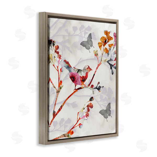 Stupell Industries Susan Jill | Birds And Butterflies Nature